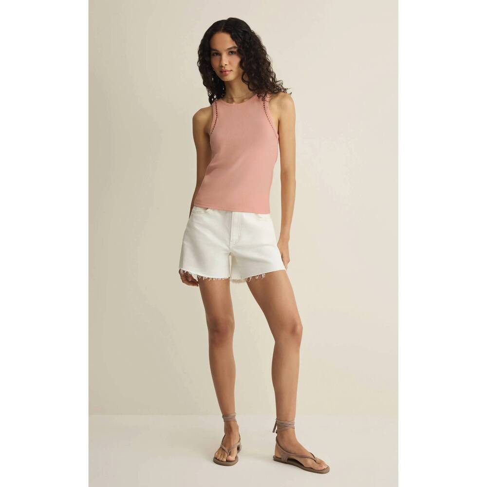 NEW Z SUPPLY boa rib tank top in bellini - Picture 5 of 5